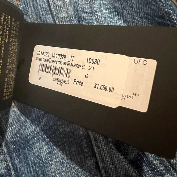 Versace Denim Jacket Sz 40 (US 4) - Picture 8 of 12